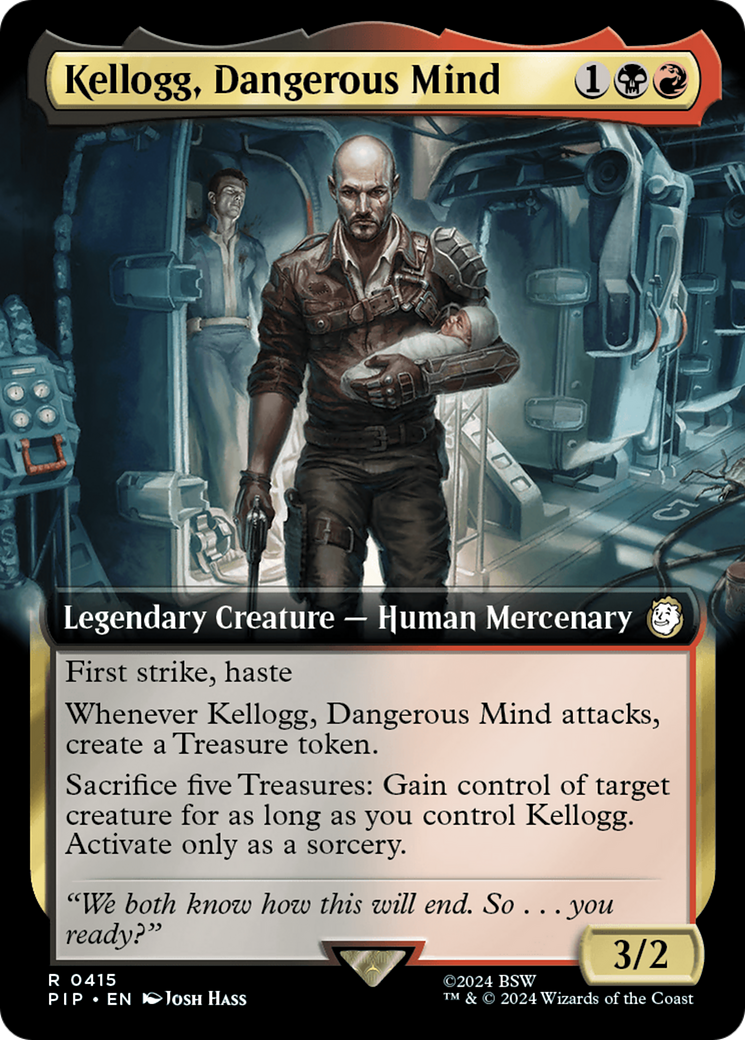 Kellogg, Dangerous Mind (Extended Art) (415) [Fallout] - Deck Out Gaming