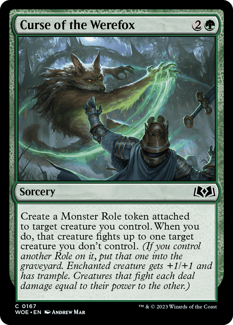 Curse of the Werefox (167) [Wilds of Eldraine] foil - Deck Out Gaming