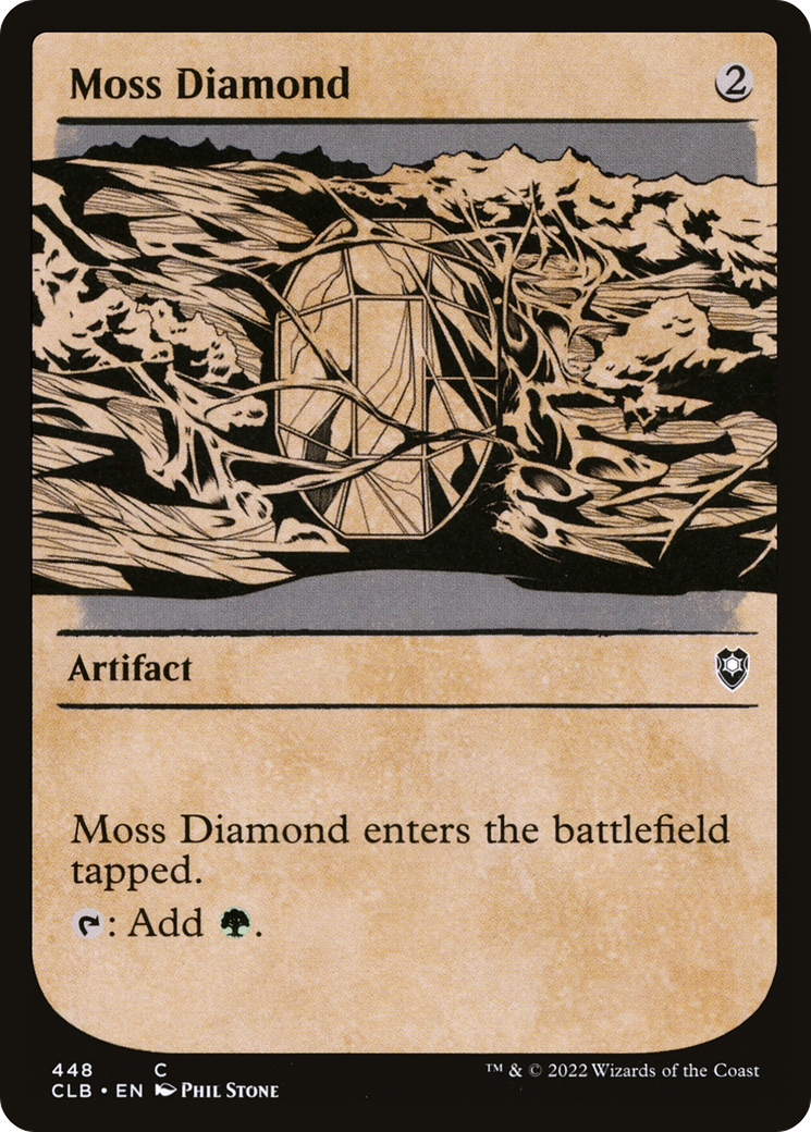 Moss Diamond (Showcase) (448) [Commander Legends: Battle for Baldur's Gate] foil - Deck Out Gaming