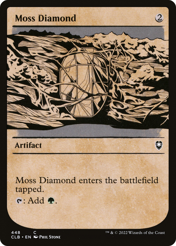 Moss Diamond (Showcase) (448) [Commander Legends: Battle for Baldur's Gate] foil - Deck Out Gaming