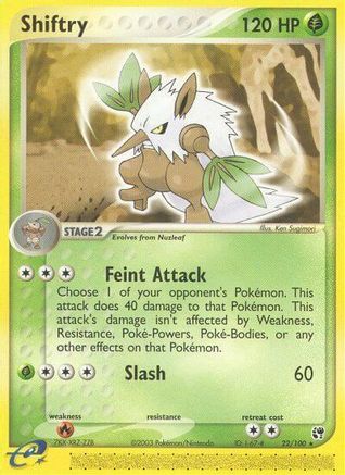 Shiftry - 22/100 (22) [Sandstorm] - Deck Out Gaming