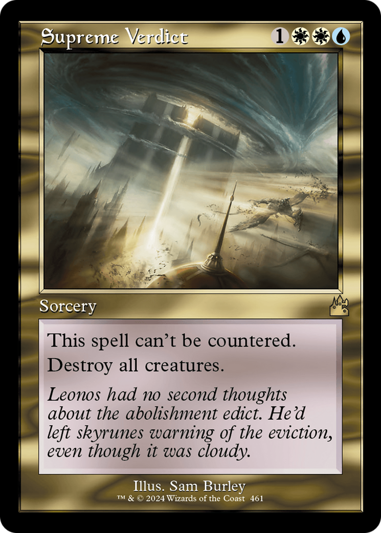 Supreme Verdict (Retro Frame) (461) [Ravnica Remastered] foil - Deck Out Gaming