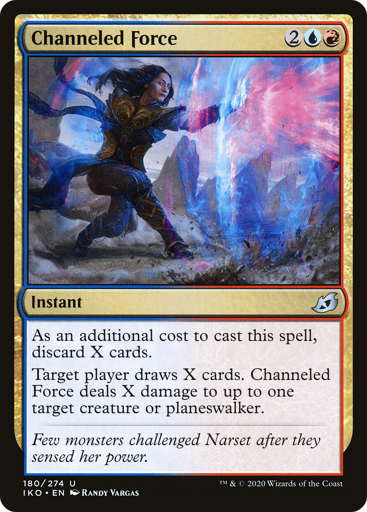 Channeled Force (180) [Ikoria: Lair of Behemoths] foil - Deck Out Gaming