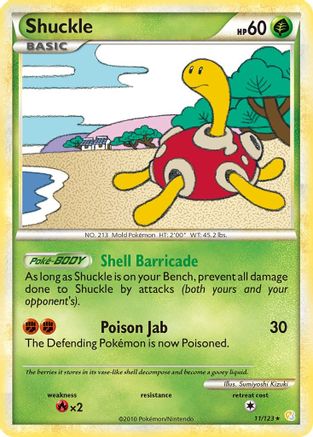 Shuckle (11) [HeartGold SoulSilver] - Deck Out Gaming