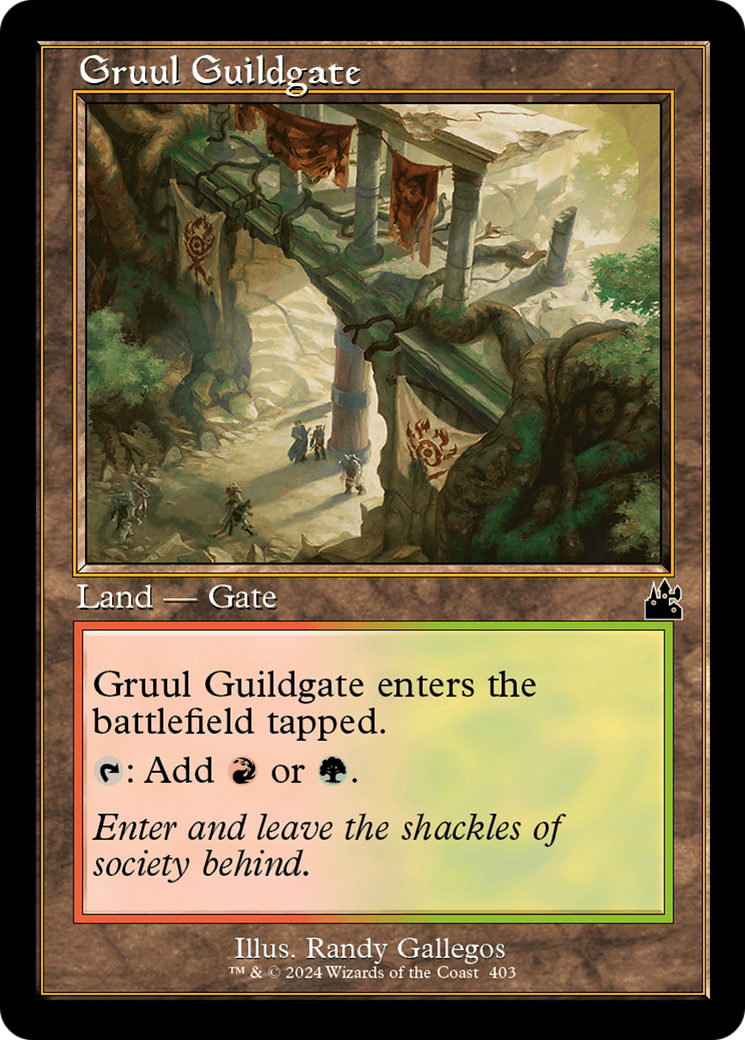 Gruul Guildgate (Retro Frame) (403) [Ravnica Remastered] - Deck Out Gaming