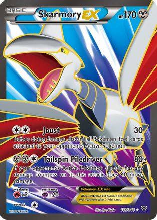 Skarmory EX (145 Full Art) (145) [XY Base Set] Holofoil - Deck Out Gaming