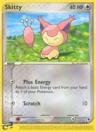 Skitty - 70/109 (70) [Ruby and Sapphire] - Deck Out Gaming