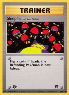 Sleep! (Rocket's Secret Machine) (79) [Team Rocket] 1st Edition - Deck Out Gaming
