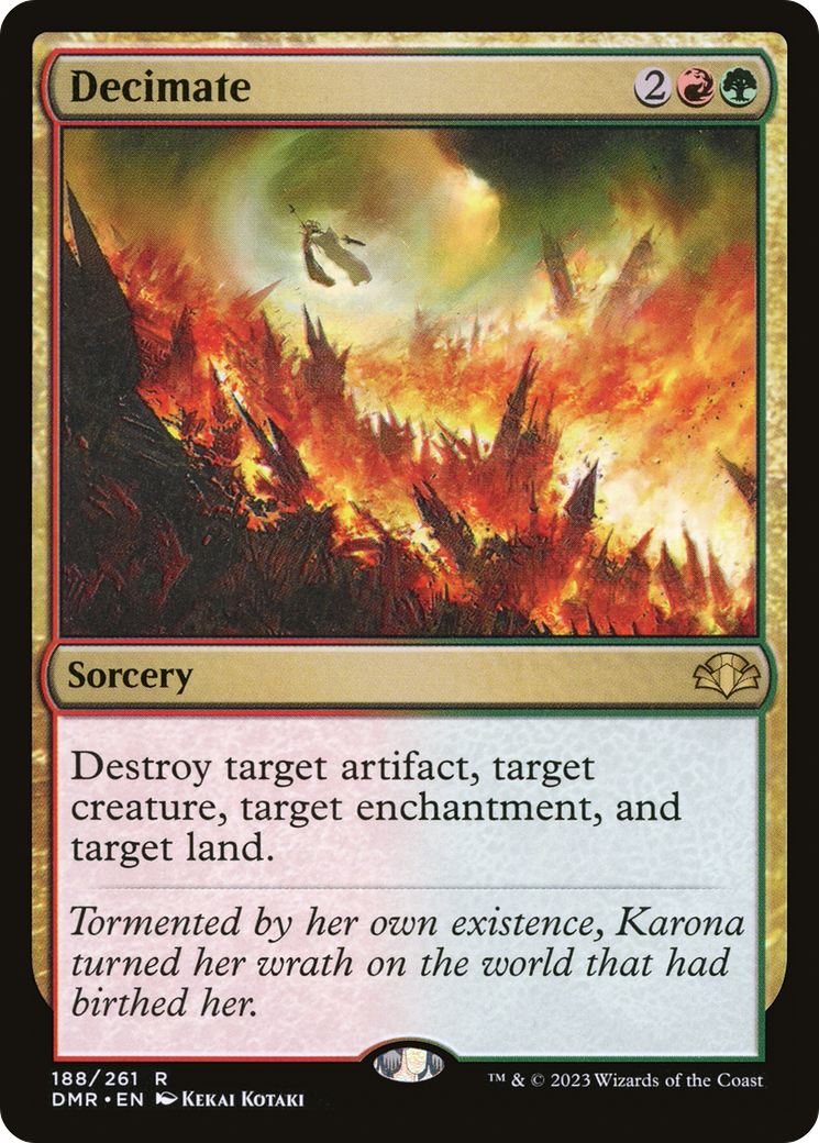 Decimate (188) [Dominaria Remastered] foil - Deck Out Gaming