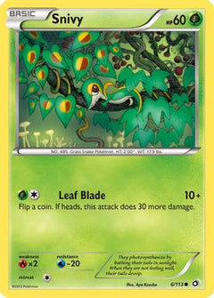 Snivy (6) [Legendary Treasures] Reverse Holofoil - Deck Out Gaming