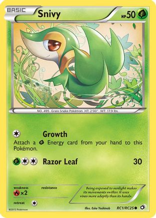 Snivy (RC1) [Legendary Treasures: Radiant Collection] Holofoil - Deck Out Gaming