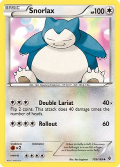 Snorlax (109) [Boundaries Crossed] Reverse Holofoil - Deck Out Gaming