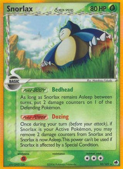 Snorlax (Delta Species) (10) [Dragon Frontiers] Reverse Holofoil - Deck Out Gaming