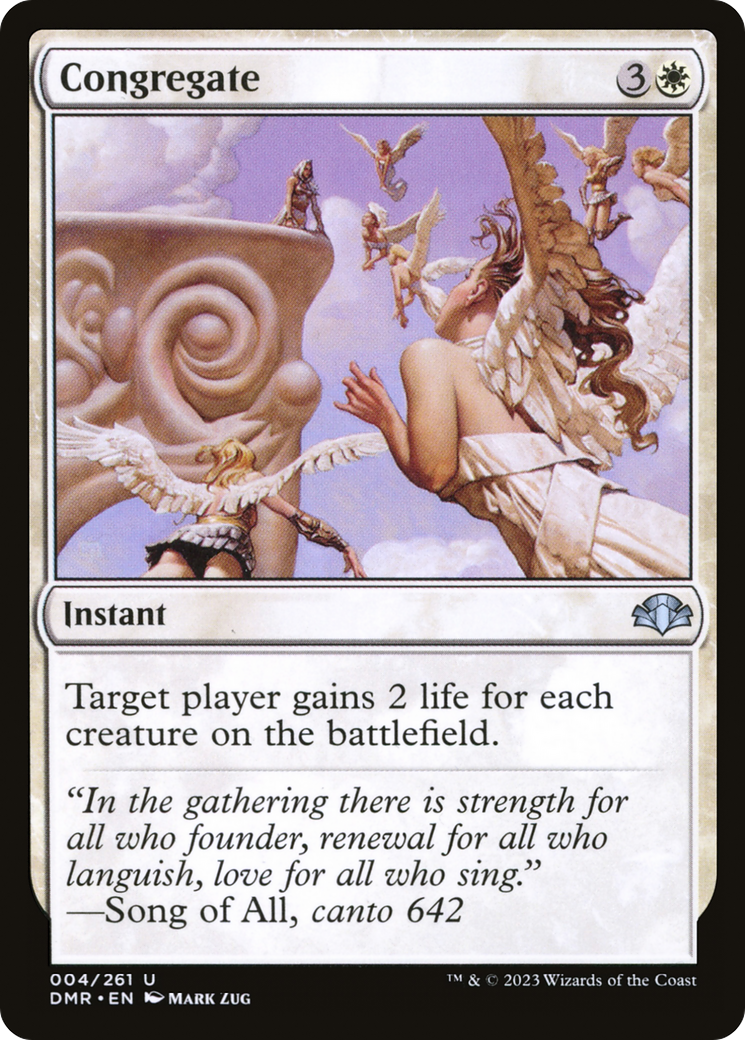 Congregate (4) [Dominaria Remastered] foil - Deck Out Gaming