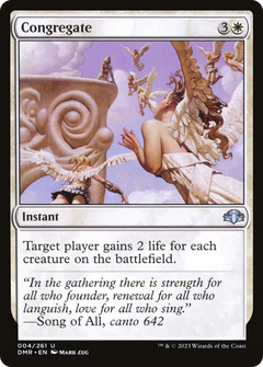 Congregate (4) [Dominaria Remastered] foil - Deck Out Gaming