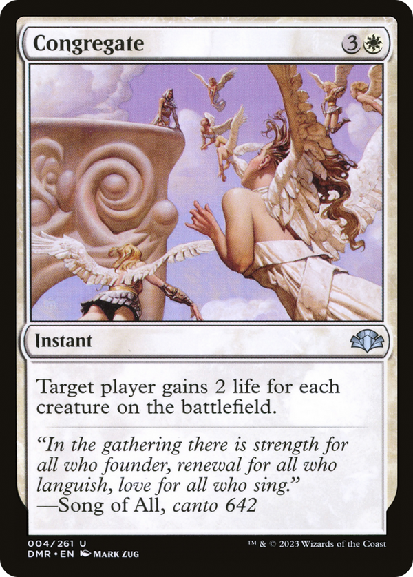 Congregate (4) [Dominaria Remastered] foil - Deck Out Gaming