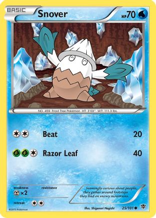 Snover (25) [Plasma Blast] Reverse Holofoil - Deck Out Gaming