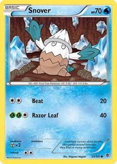 Snover (25) [Plasma Blast] Reverse Holofoil - Deck Out Gaming
