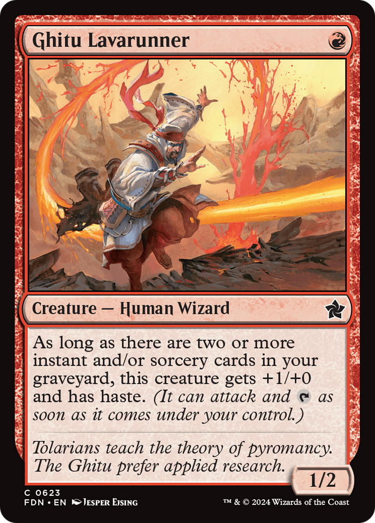 Ghitu Lavarunner (623) [Foundations] - Deck Out Gaming
