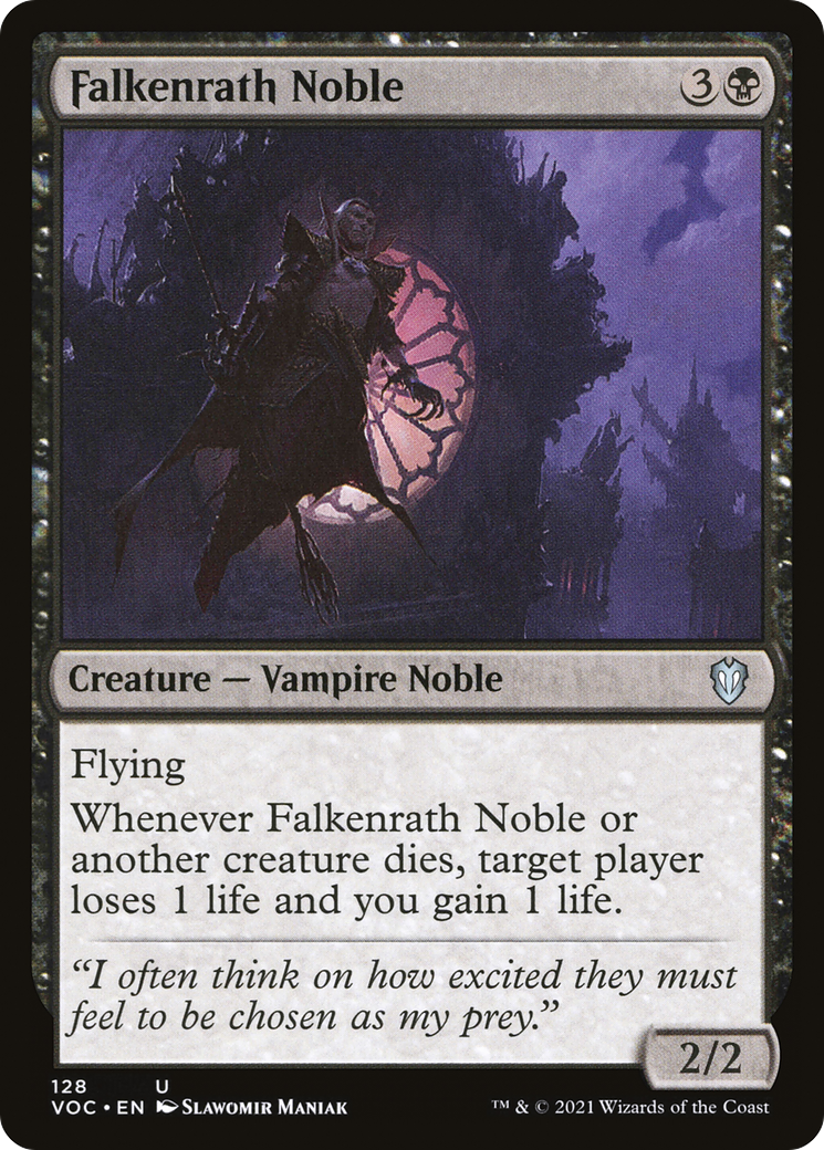 Falkenrath Noble (128) [Commander: Innistrad: Crimson Vow] - Deck Out Gaming