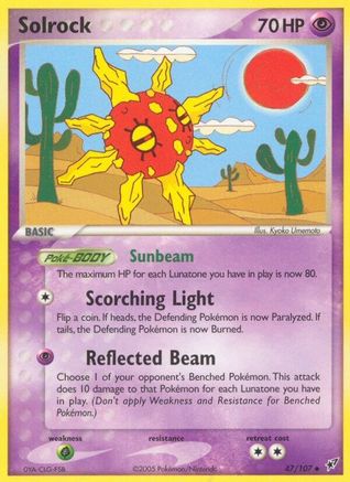 Solrock (47) [Deoxys] Reverse Holofoil - Deck Out Gaming