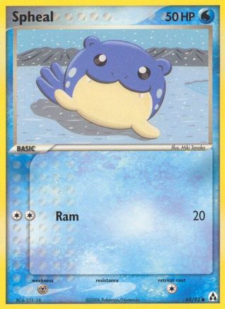 Spheal (65) [Legend Maker] Reverse Holofoil - Deck Out Gaming