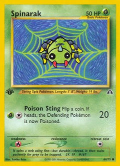 Spinarak (64) [Neo Discovery] 1st Edition - Deck Out Gaming