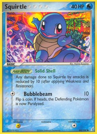 Squirtle - 064/100 (64) [Crystal Guardians] - Deck Out Gaming
