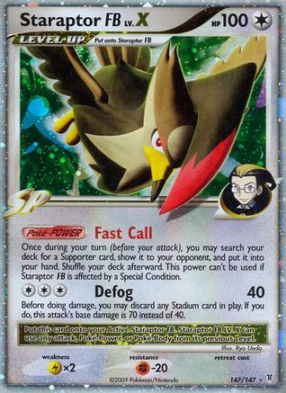 Staraptor FB Lv.X (147) [Supreme Victors] Holofoil - Deck Out Gaming