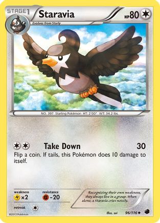 Staravia (96) [Plasma Freeze] Reverse Holofoil - Deck Out Gaming