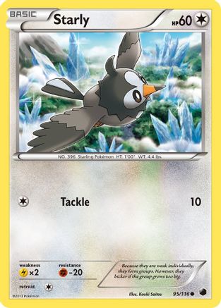 Starly (95) [Plasma Freeze] Reverse Holofoil - Deck Out Gaming