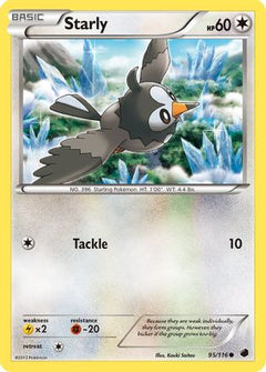 Starly (95) [Plasma Freeze] Reverse Holofoil - Deck Out Gaming