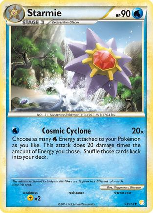 Starmie (53) [HeartGold SoulSilver] Reverse Holofoil - Deck Out Gaming