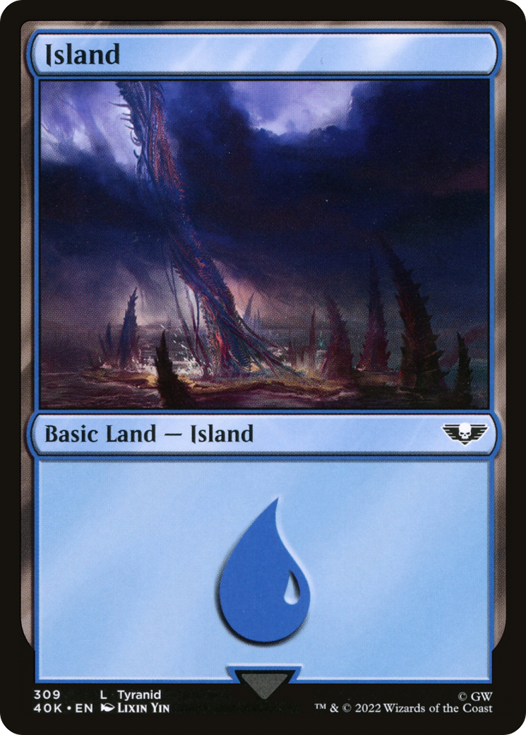 Island (309) (309) [Universes Beyond: Warhammer 40,000] - Deck Out Gaming