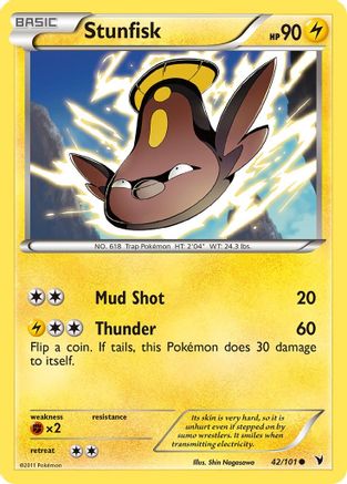 Stunfisk (42) (42) [Noble Victories] Reverse Holofoil - Deck Out Gaming