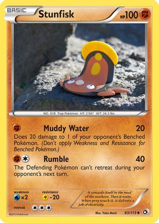 Stunfisk (83) [Legendary Treasures] Reverse Holofoil - Deck Out Gaming