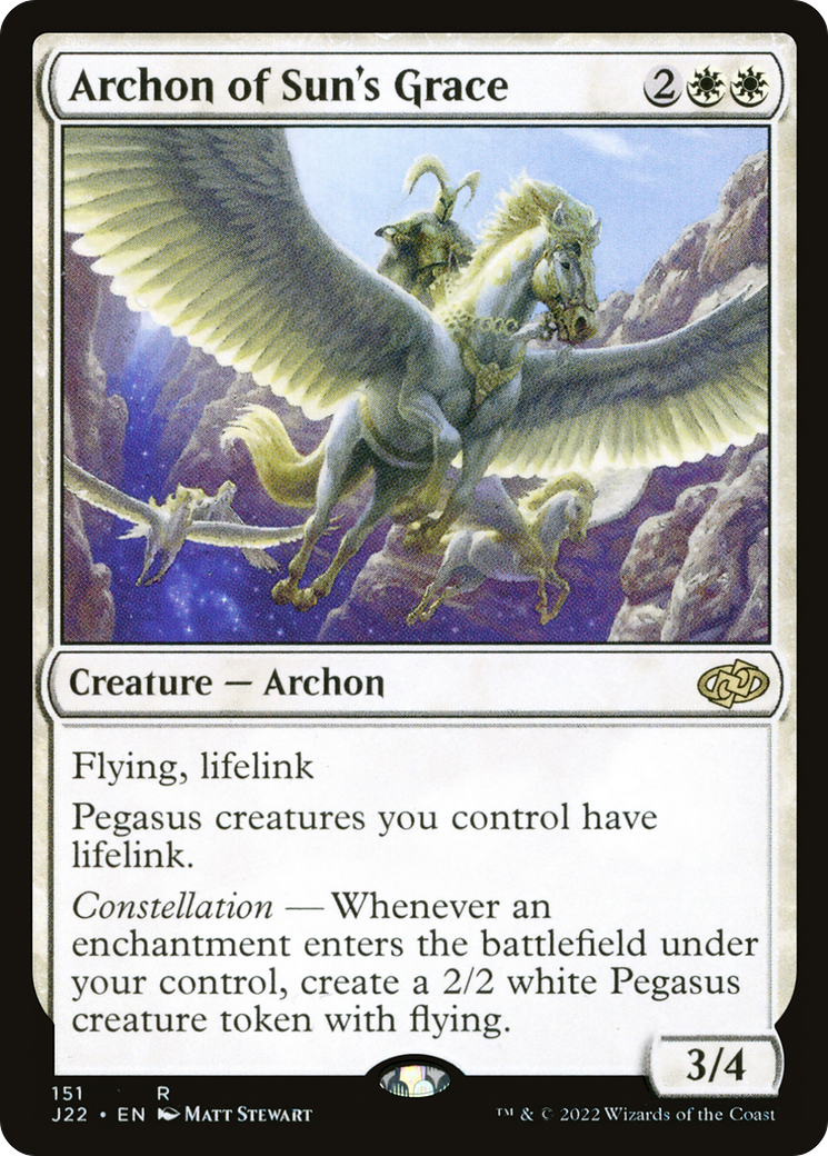 Archon of Sun's Grace (151) [Jumpstart 2022] - Deck Out Gaming