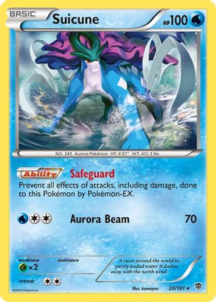 Suicune (20) [Plasma Blast] Reverse Holofoil - Deck Out Gaming