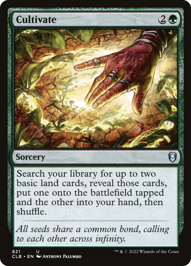 Cultivate (821) [Commander Legends: Battle for Baldur's Gate] - Deck Out Gaming