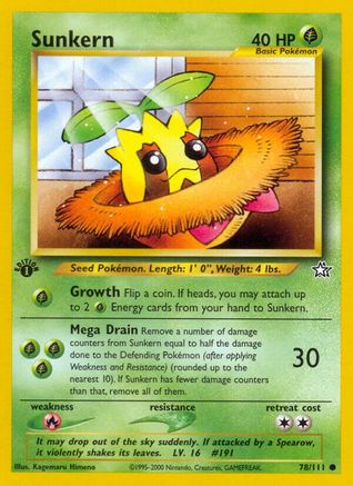 Sunkern (78) [Neo Genesis] 1st Edition - Deck Out Gaming