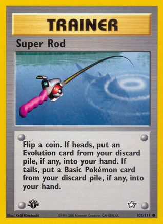 Super Rod (103) [Neo Genesis] 1st Edition - Deck Out Gaming