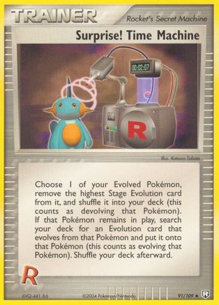 Surprise! Time Machine (91) [Team Rocket Returns] - Deck Out Gaming