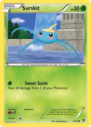 Surskit (1) [Plasma Blast] Reverse Holofoil - Deck Out Gaming