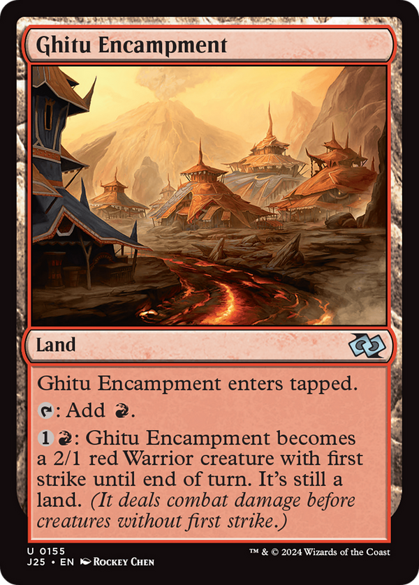 Ghitu Encampment (155) [Foundations Jumpstart] - Deck Out Gaming