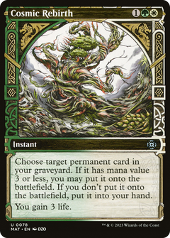 Cosmic Rebirth (Showcase) (78) [March of the Machine: The Aftermath] foil - Deck Out Gaming