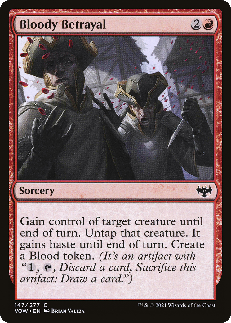 Bloody Betrayal (147) [Innistrad: Crimson Vow] foil - Deck Out Gaming