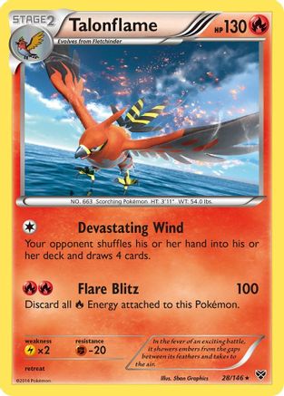 Talonflame (28) [XY Base Set] Holofoil - Deck Out Gaming