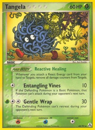 Tangela (44) [Legend Maker] Reverse Holofoil - Deck Out Gaming