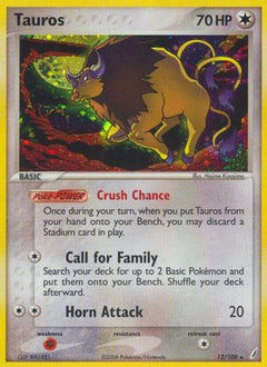 Tauros (12) [Crystal Guardians] Reverse Holofoil - Deck Out Gaming