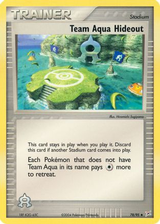 Team Aqua Hideout (78) [Team Magma vs Team Aqua] Reverse Holofoil - Deck Out Gaming